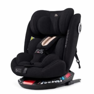 كارسيت أطفال رمادي دوار 360 مع نظام ISOFIX
